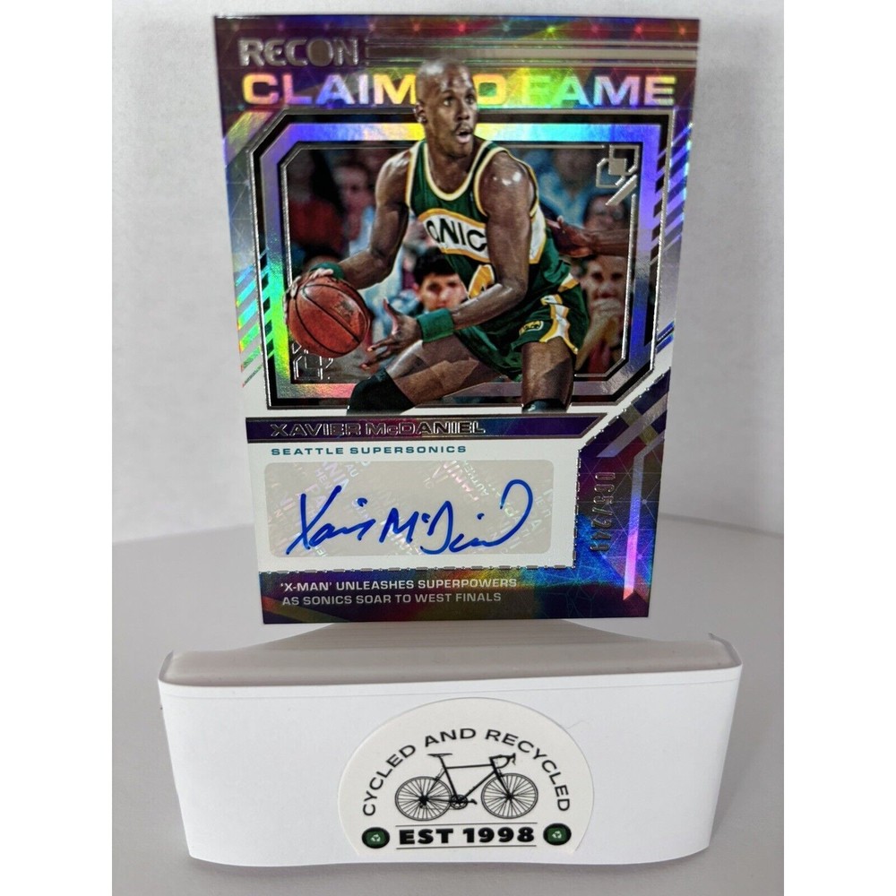 Xavier McDaniel Autograph 2021-22 Claim to Fame #d 249 Seattle Supersonics